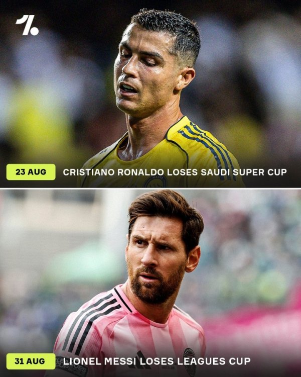 Mero mất chức vô địch trong 8 ngày! Messi đã bỏ lỡ chức vô địch thứ 47 của mình, Ronaldo đã bỏ lỡ chức vô địch thứ 37 của mình